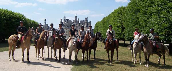 RandonnÃ©e Ã  cheval des ChÃ¢teaux de la Loire, France