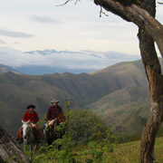 Randonnée à cheval, les sentiers des Incas à Salta, Argentine