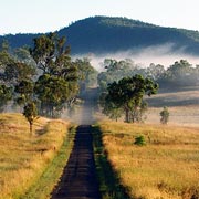 Randonnée à cheval, sentier de la ruée vers l'or, Queensland, Australie