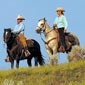 Rando cheval au Canada au Saskatchewan