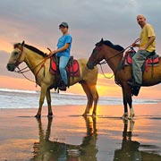 Randonnée équestre des conquistadores, côte Pacifique, Costa Rica