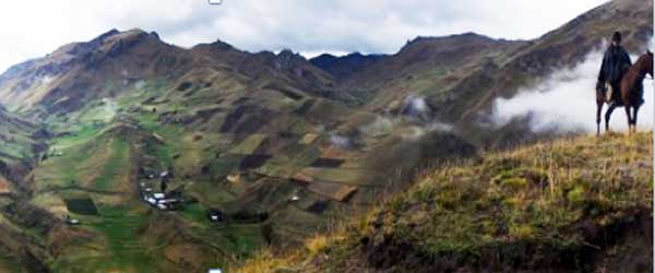 Randonnée équestre, expédition des Andes, Equateur