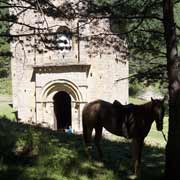 Rando à cheval - Break nature dans les Pyrénées espagnole, Aragon, Espagne