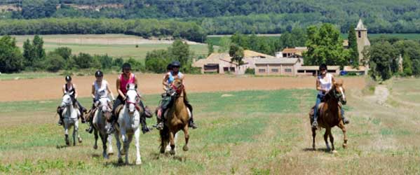 RandonnÃ©e Ã  cheval, la Catalogne au grand galop, Espagne