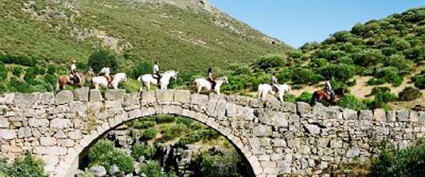 Randonnée à cheval, Sierra de Gredos, Castille, Espagne