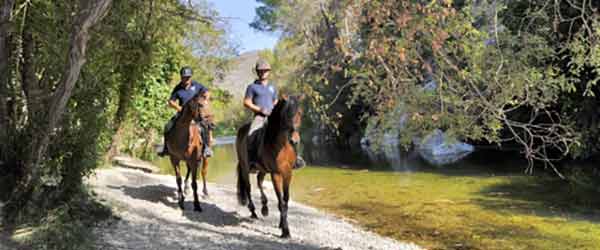 Randonnée à cheval côte de Valence, Espagne