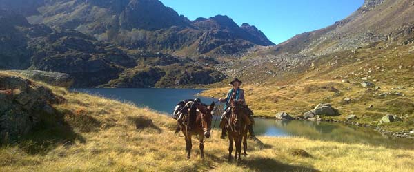 Randonnée à cheval des lacs des Pyrénées Catalanes, Languedoc Roussillon, France