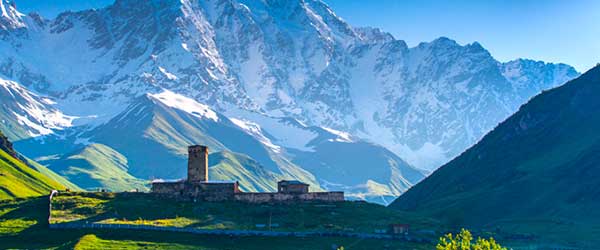 RandonnÃ©e Ã  cheval dans les monts Svaneti, GÃ©orgie