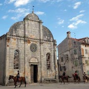 Randonnée équestre dans l'Istrie, Croatie