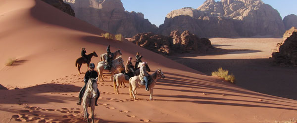 Randonnée équestre d'hiver, le Wadi Rum et le Grand Sud, Jordanie