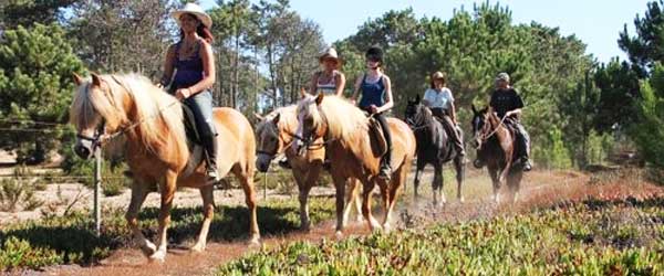 Vacances à cheval à la mer, Portugal