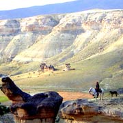 Rando cheval, la route de la soie, Cappadoce en Turquie.