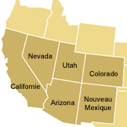 Randonnee en autonomie dans le Gila, Nouveau Mexique, USA