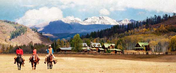 Séjour équestre dans ranch de prestige à Elk River au Colorado, USA
